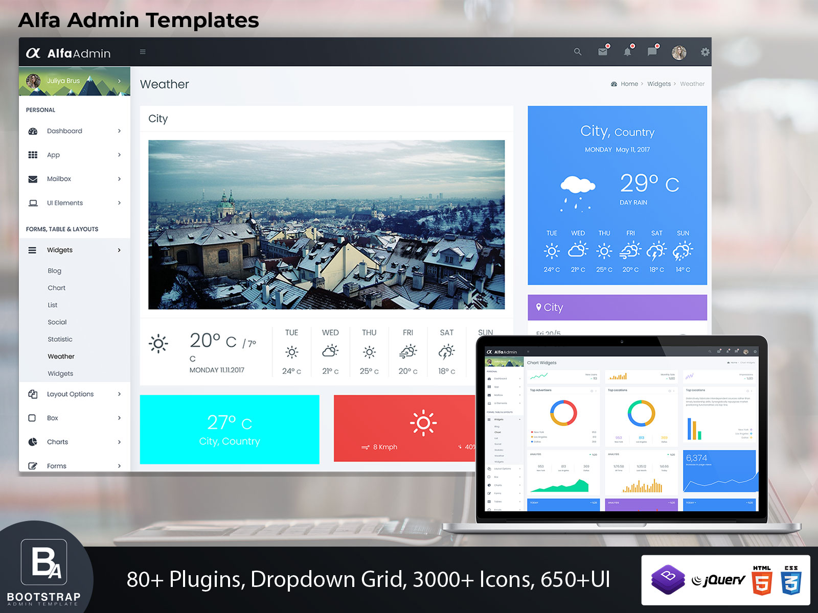 Alfa Admin Templates