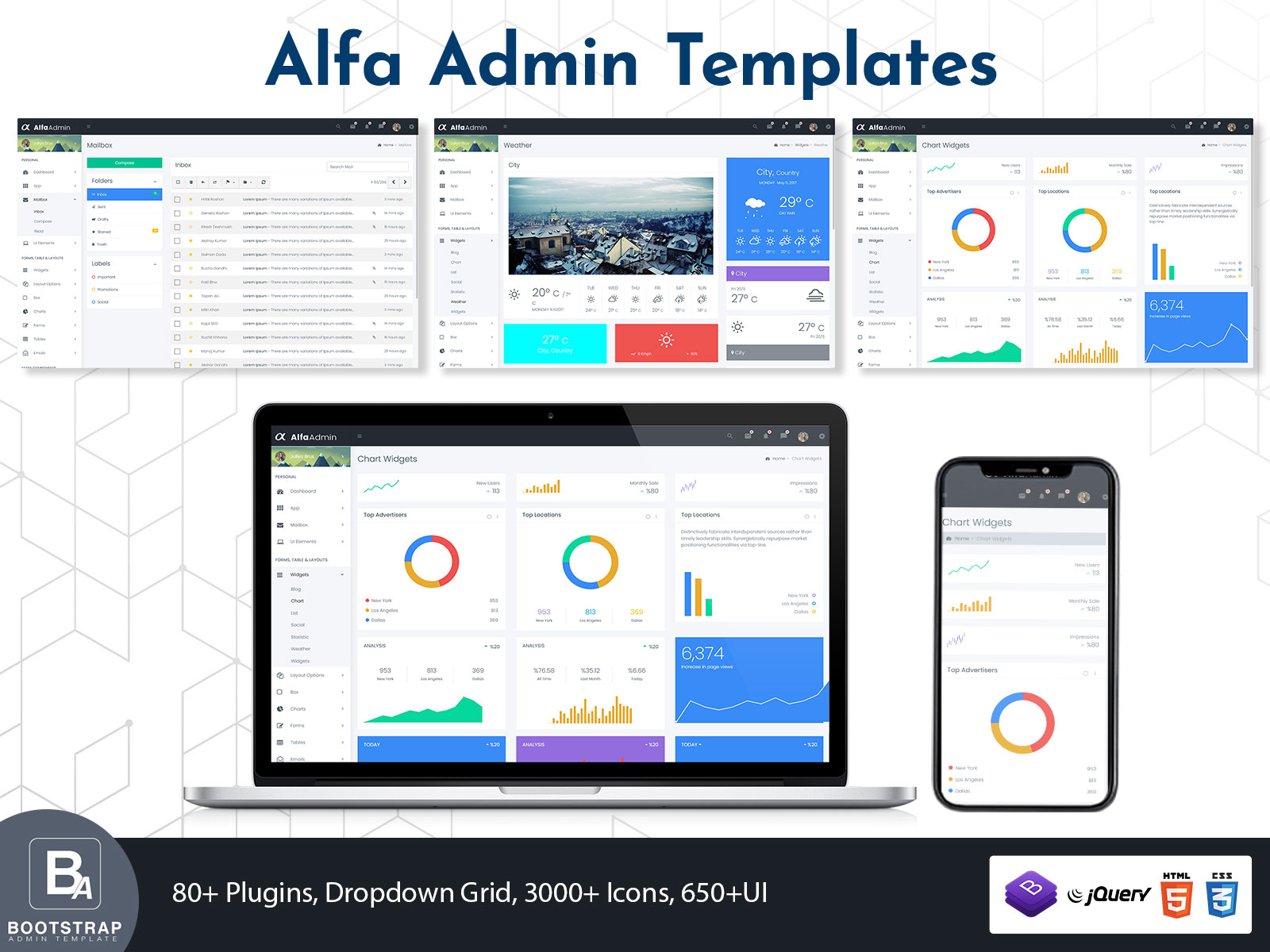 Alfa Admin Templates