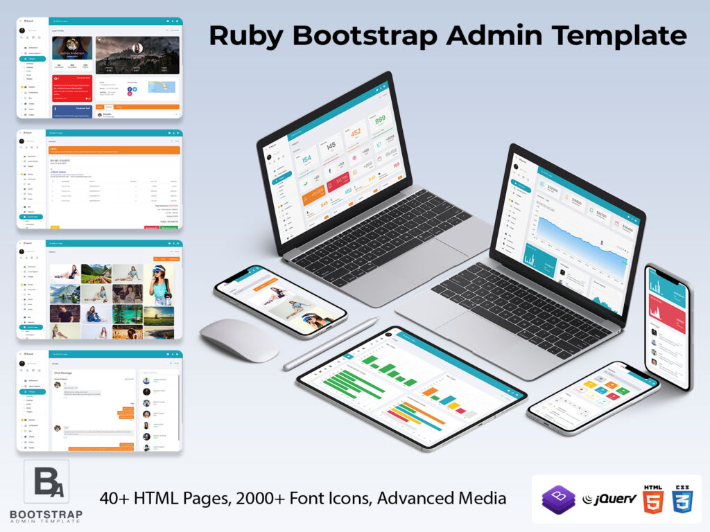 Ruby - Premium Bootstrap Admin Templates UI Framework - Bootstrap Admin ...