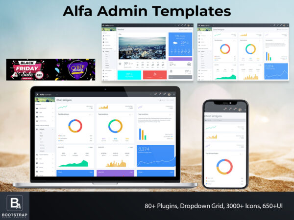 Introducing Alfa Bootstrap 5 Admin Template Dashboard UI Kit Bootstrap Admin Template