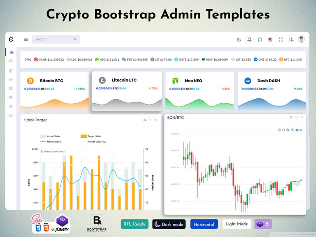 Bootstrap Admin Template