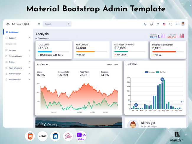 Bootstrap Admin Template