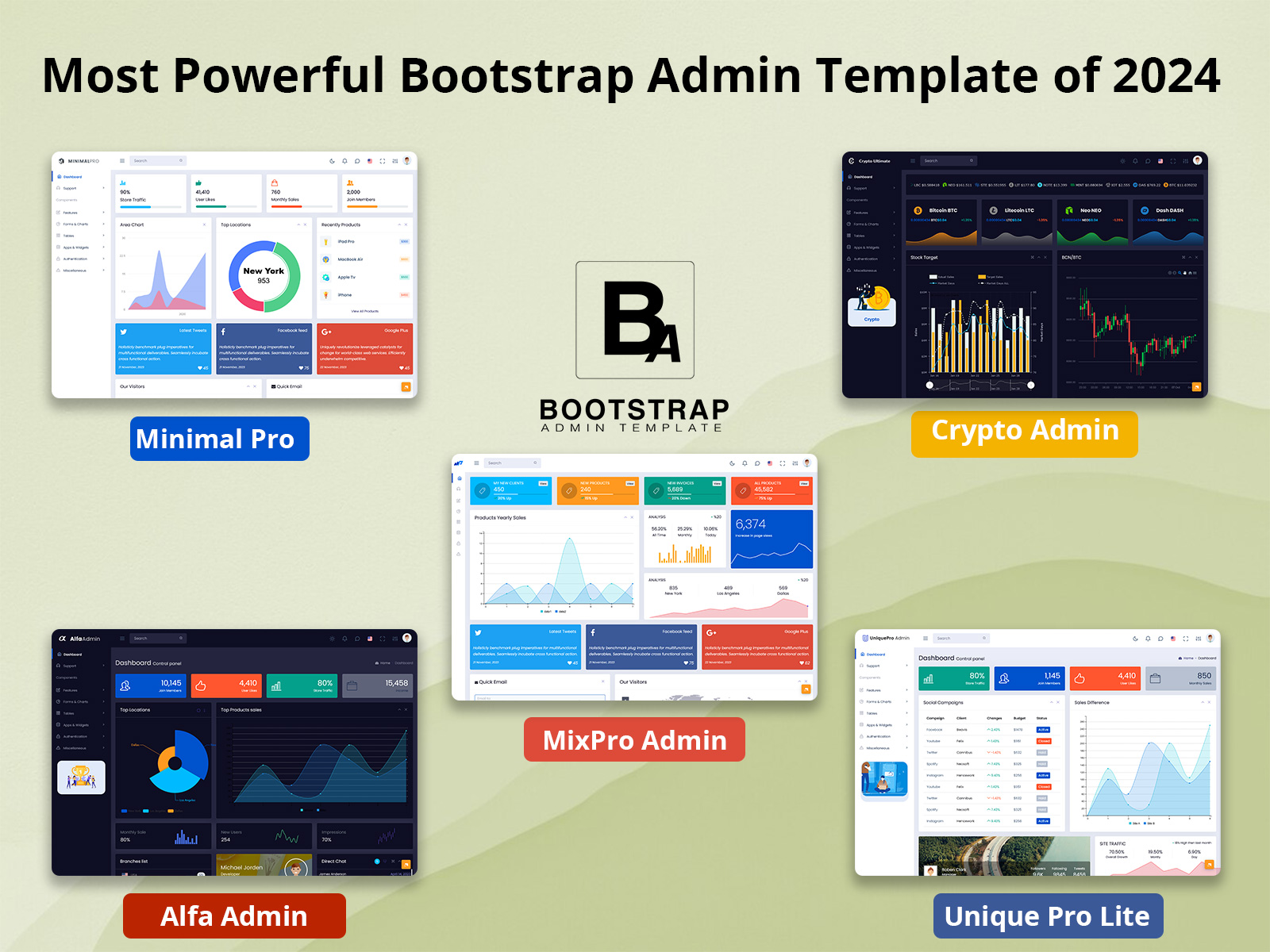 Bootstrap Admin Template