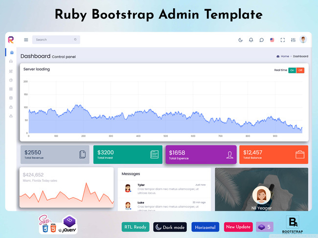 Bootstrap Admin Template