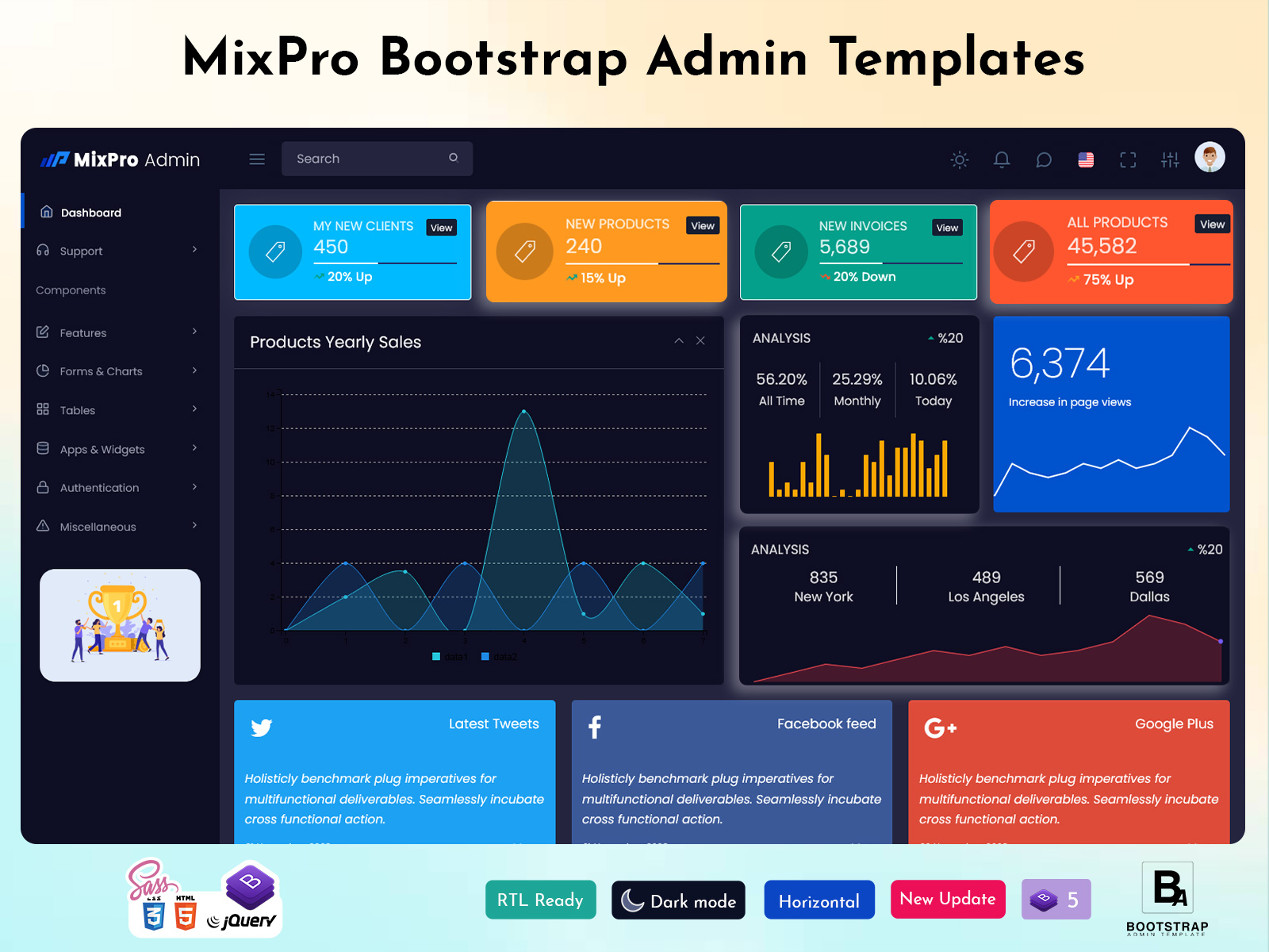 Bootstrap Admin Template