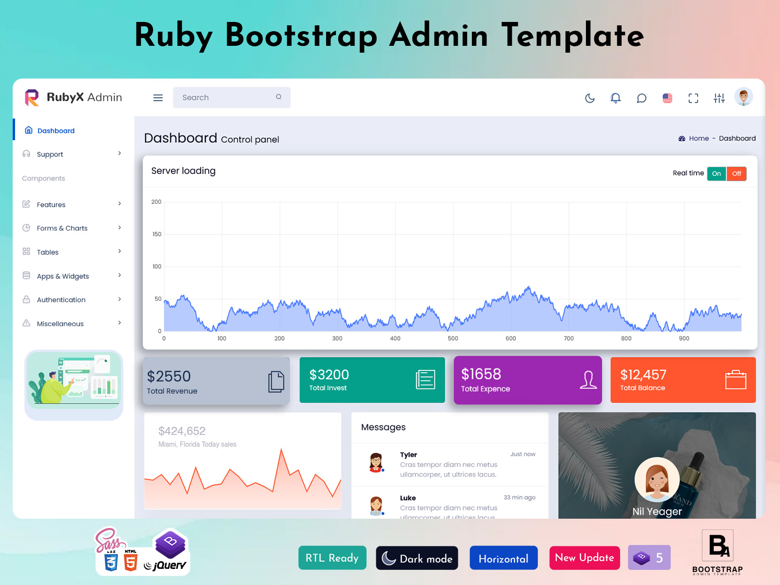 Bootstrap Admin Template