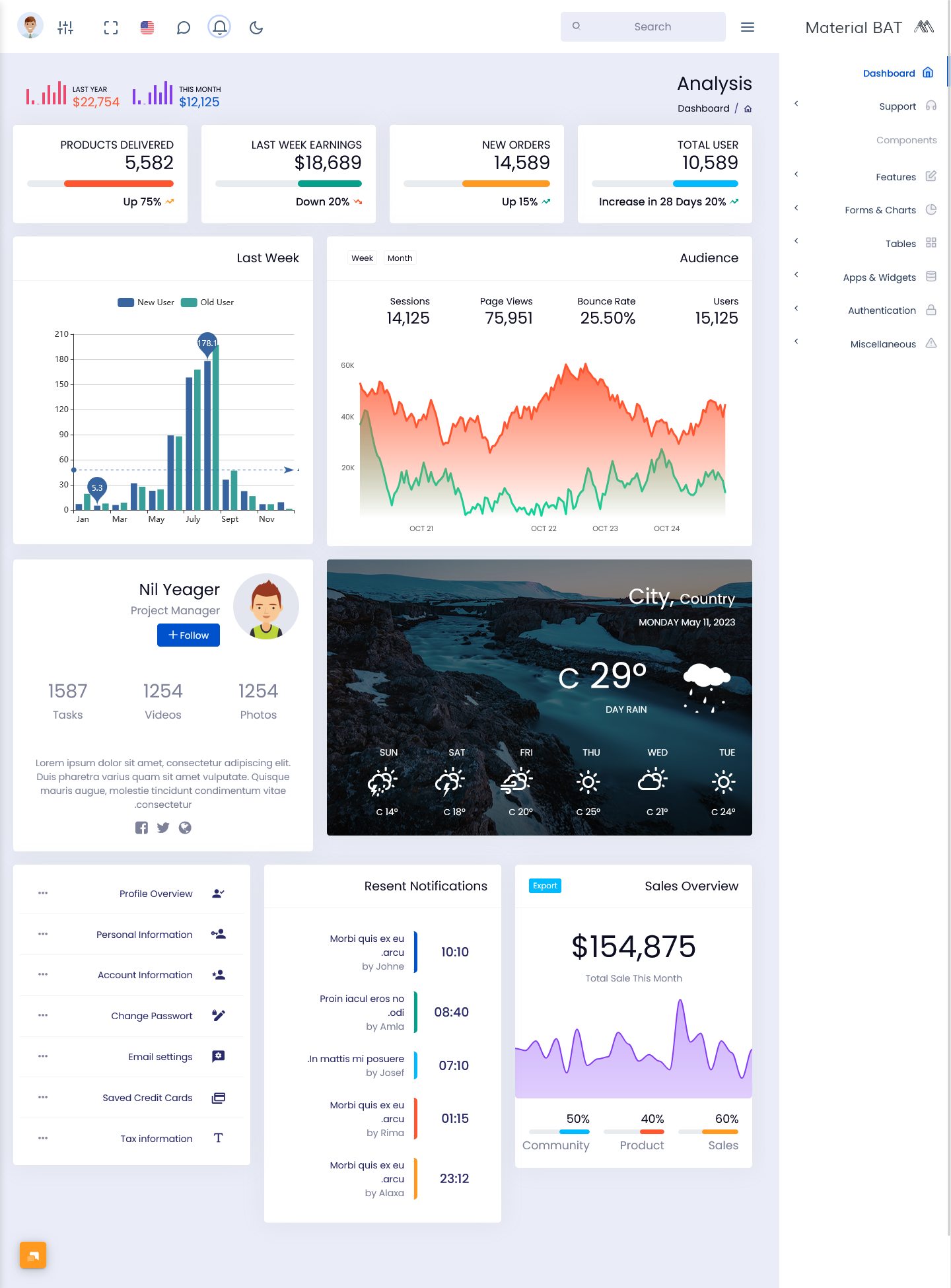 Dashboard Template