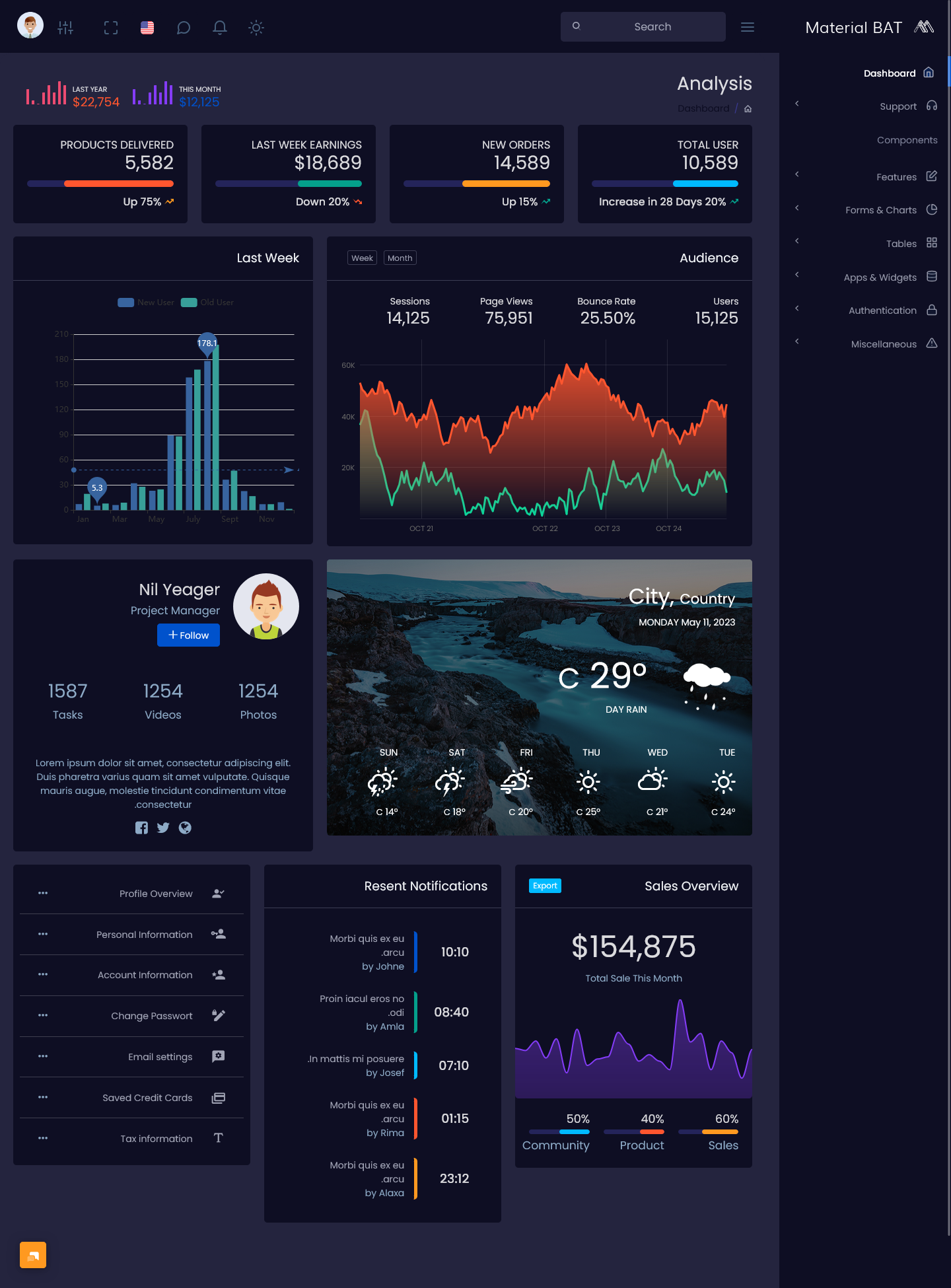 Dashboard Template