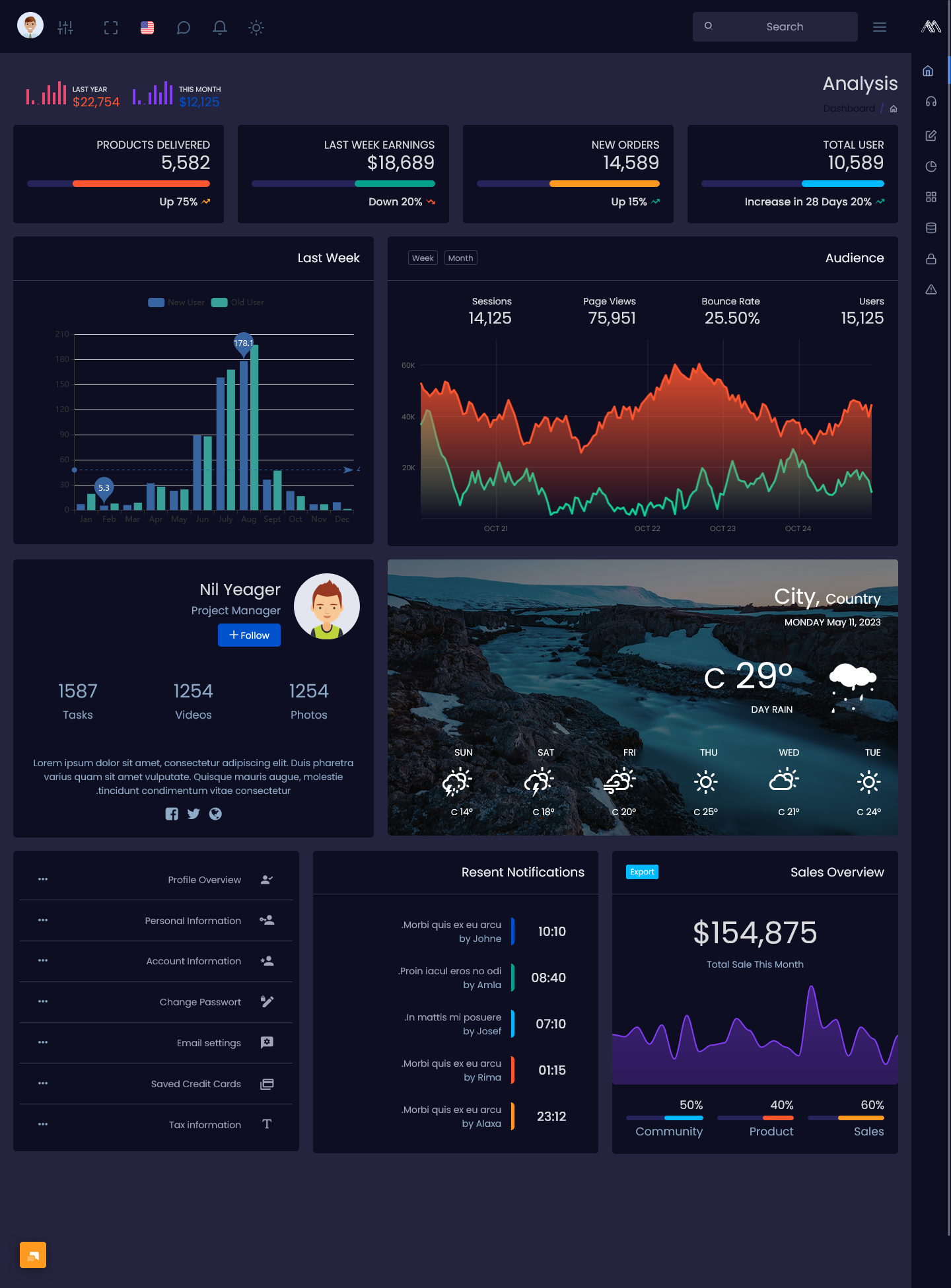 Dashboard Template