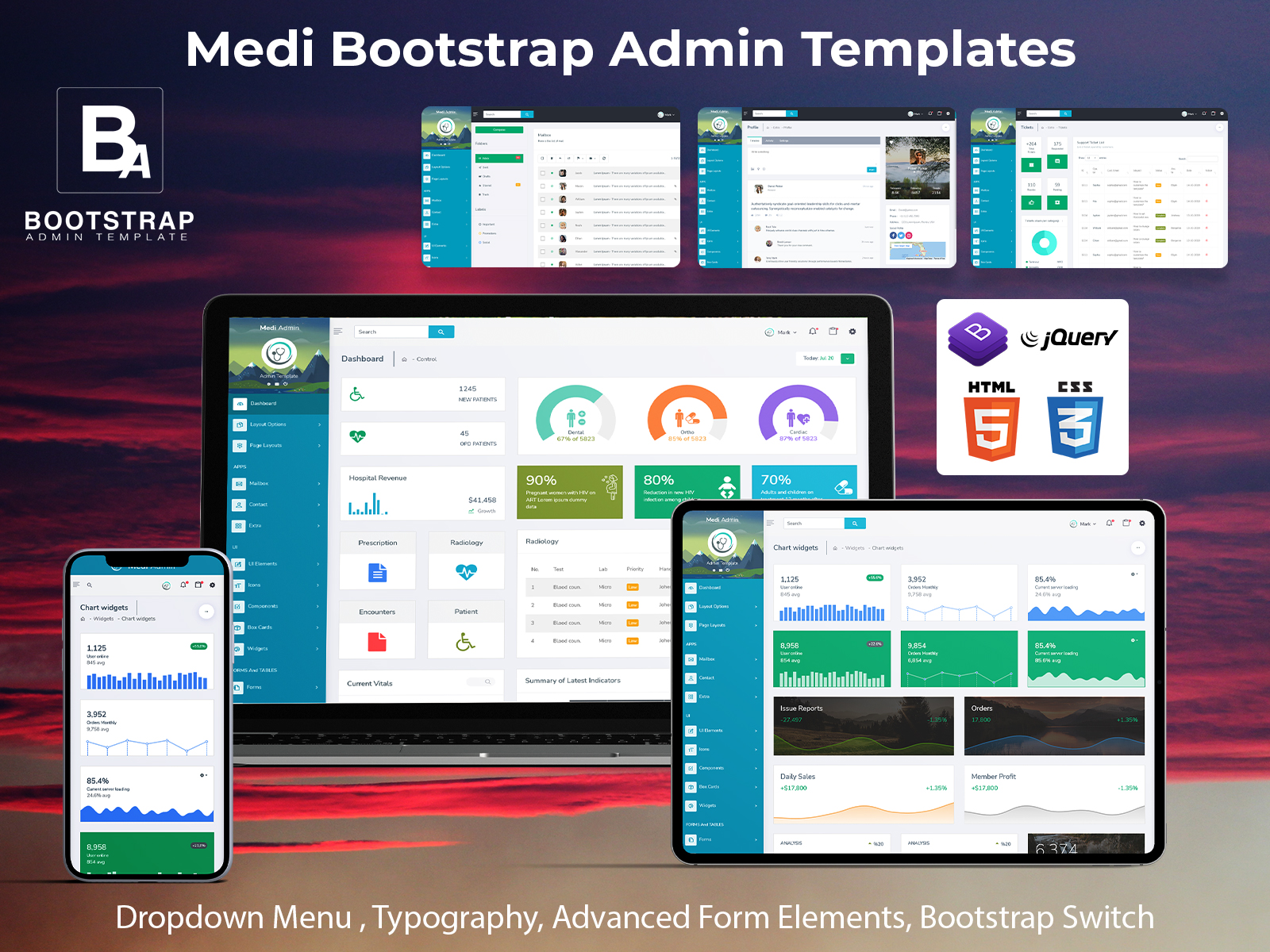 Dashboard Admin Template