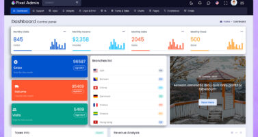 Admin Templates Bootstrap To Power Web App Dashboards