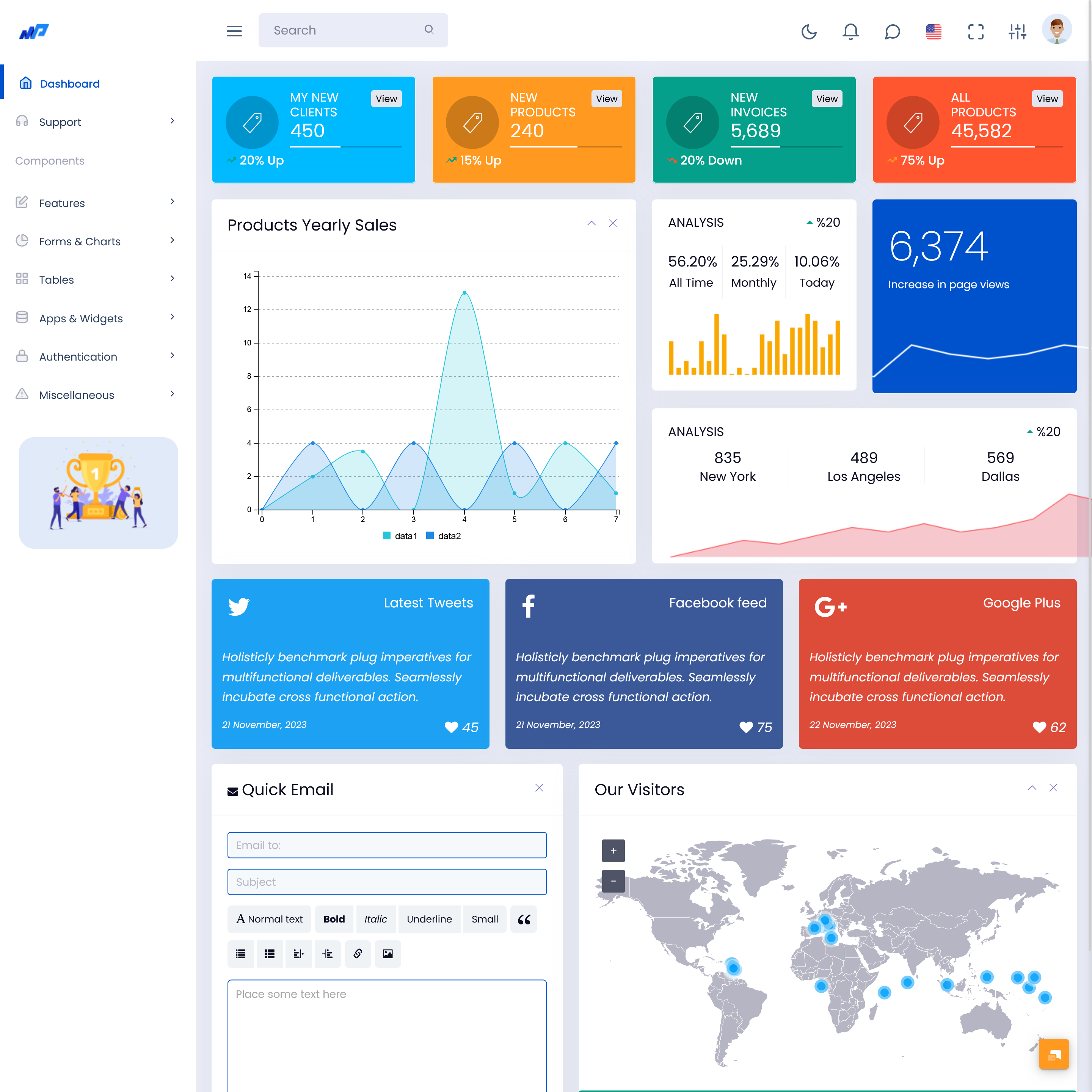 Crypto Admin Dashboard