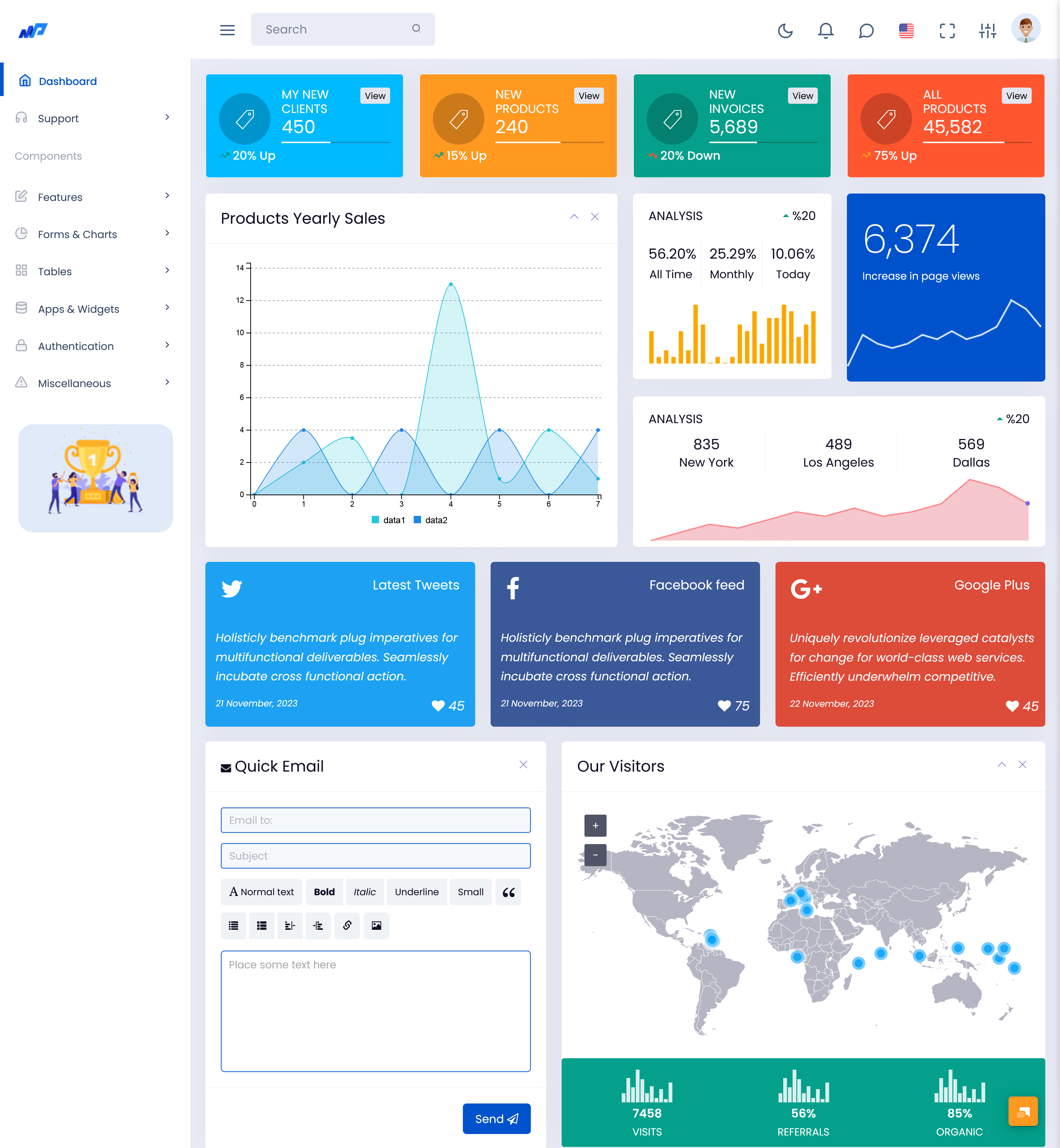 CRM Admin Templates