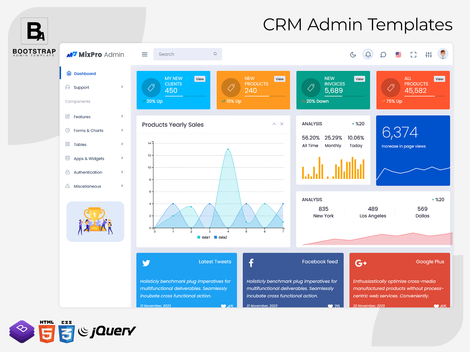 CRM Admin Templates