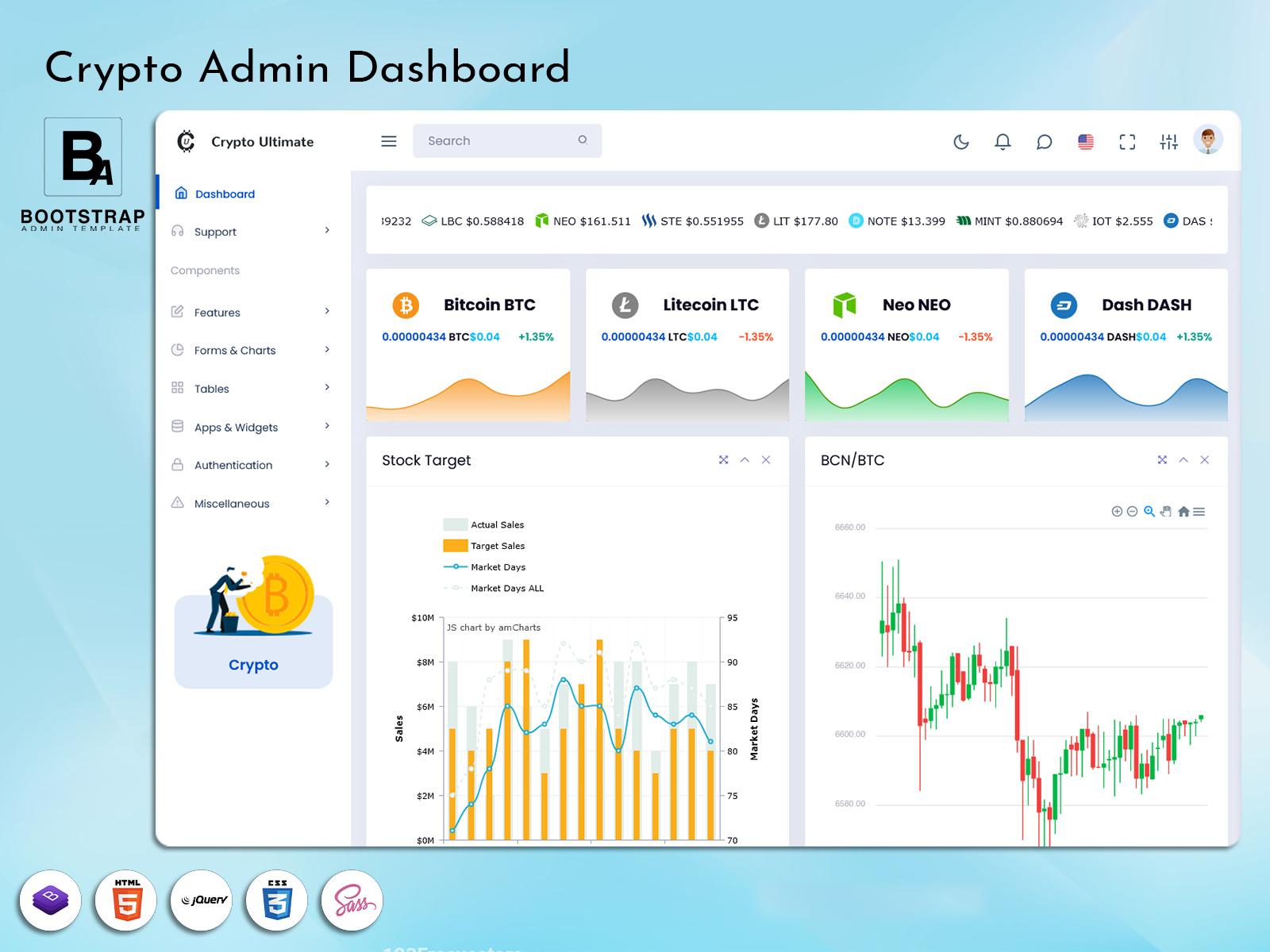 Crypto Admin Dashboard That Simplify Trading And Asset Management In 2026
