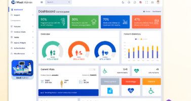 Hospital Data Dashboard UI Framework For Healthcare Management Software In 2026