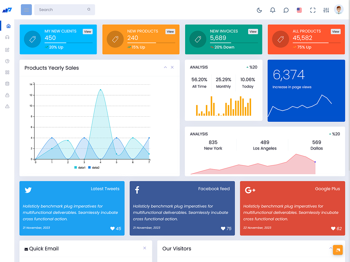 CRM Dashboard