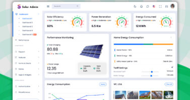 Solar System Dashboard And Solar Monitoring Mobile App For Renewable Power Management 2026