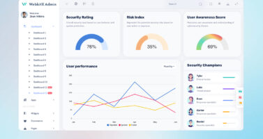 Cyber Security Dashboard Template For Modern Threat Protection And Risk Management In 2026